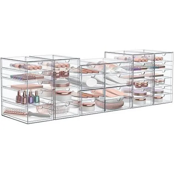 Sorbus 6-pk Makeup Organizers With 30 Drawers