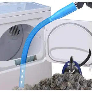 Dryer Vent Cleaner Kit Vacuum Attachment - Multiple Combinations V1 Lint Remover Power Washer and Vacuum Hose Quickly Removes Lint