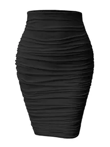 Women's Wrap Hip Pencil Skirt — Sleek & Figure-Flattering
