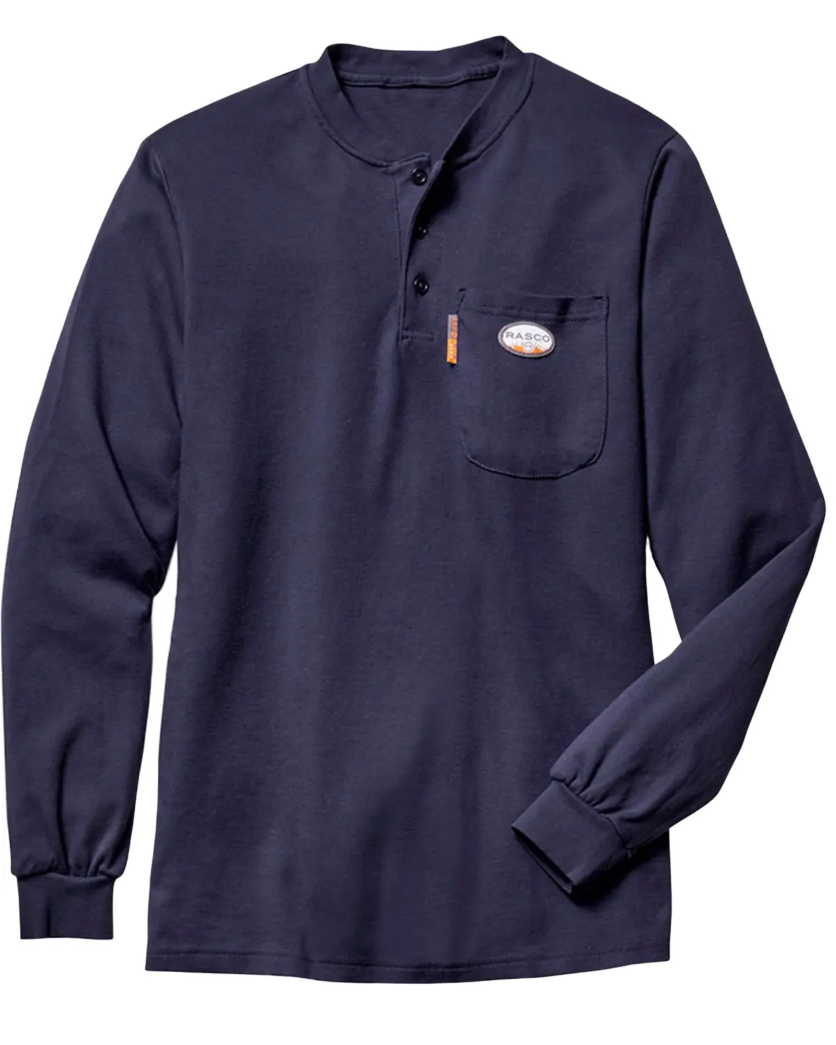 Rasco Men's Men'S Fr Long Sleeve Henley T-Shirt - Fr0101nv