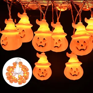 Yescom 10Ft Halloween Decoration 20 pcs Orange Pumpkin