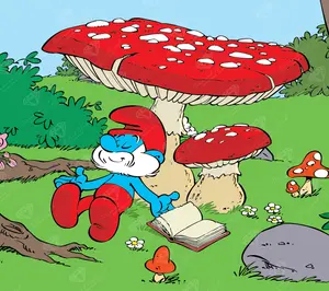 Papa Smurf™ Napping Diamond Painting Kit