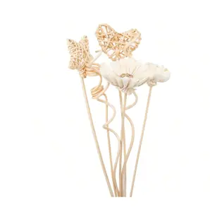 7pcs Floral Rattan Fragrance Sticks Set, Room Diffuser Oil Decoration,Aromatherapy,House Freshener,Diffuser,Gift,Home Decor