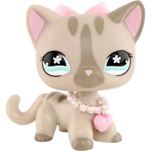 Miniature Shorthair Cat Statues,Pet Figure Cat With Cute Accessories,Best Birthday, Christmas Gift for LPS Fans