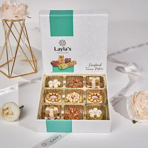 Layla's Delicacies Vegan Gift Box, Handcrafted Mediterranean Treats, Gluten-Free, Nutty & Not Too Sweet