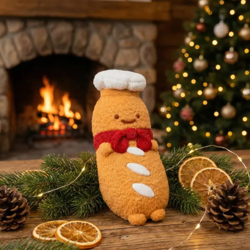 Pawtoto Starch Sausage Chef Squishy Toy - Handmade Food-Grade Silicone, Creamy Clay Feel, Soft Anxiety Squishies, Fidget Stress Balls, Sensory Squeeze, Squeezable Rebound Pocket Stress Relief Gadget for Sensory Play