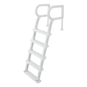 [TOP RATED - FLASH SALE]  Garvee 5-Step Pool Ladder with Dual Handrails, Non-Slip Heavy Duty Pool Stairs, 400 lbs Capacity, Fits 48–54" Above Ground & Inground Pools, Durable PE Indoor & Outdoor Use