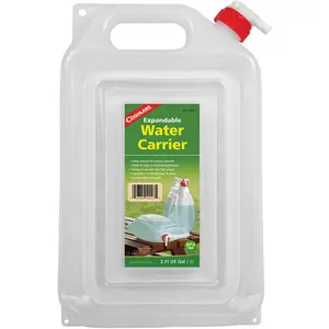 Coghlan's Expandable Water Carrier, 2-Gallon Camping Jug, Collapses for Storage