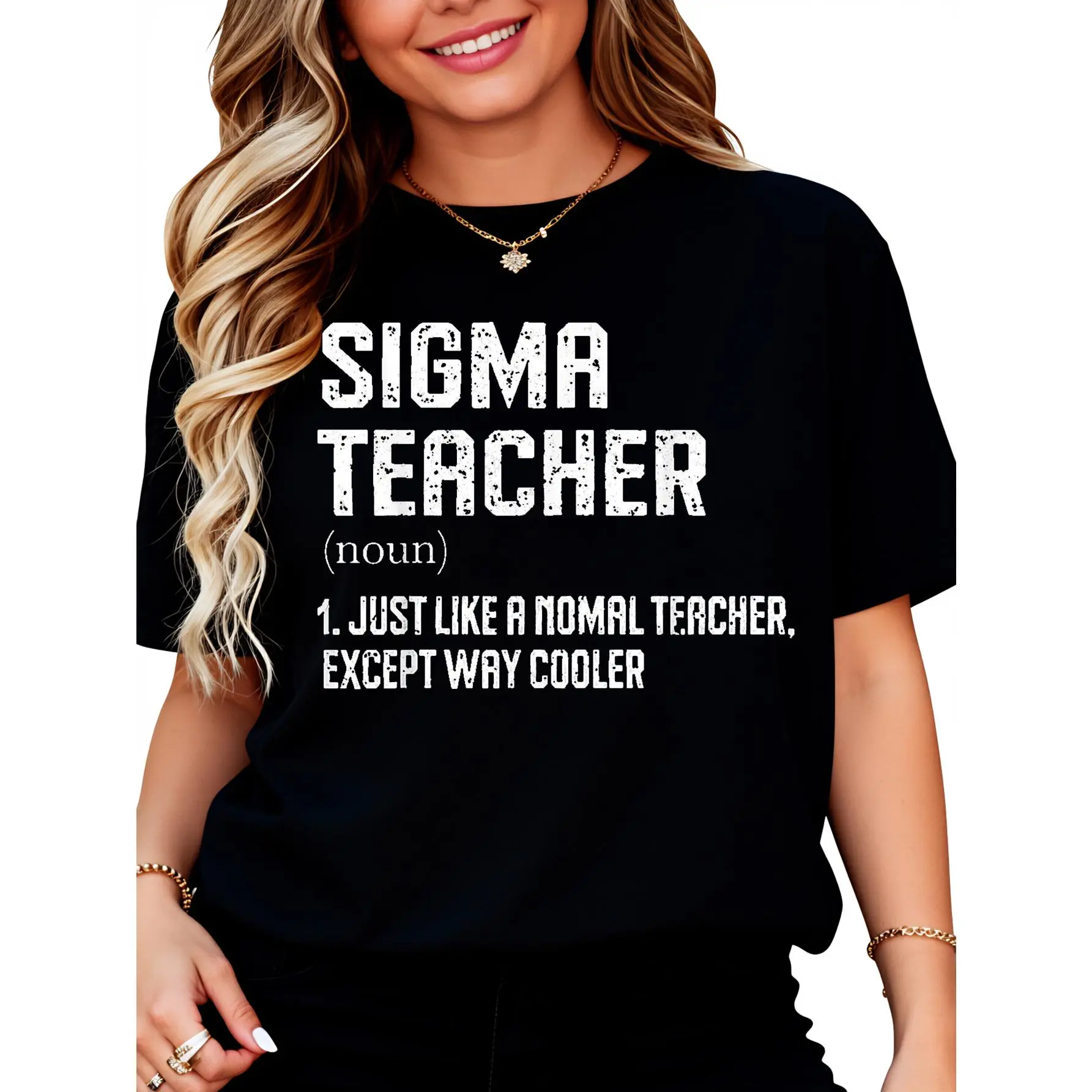 Sigma Teacher Funny Meme Gen Z Sigma T-Shirt