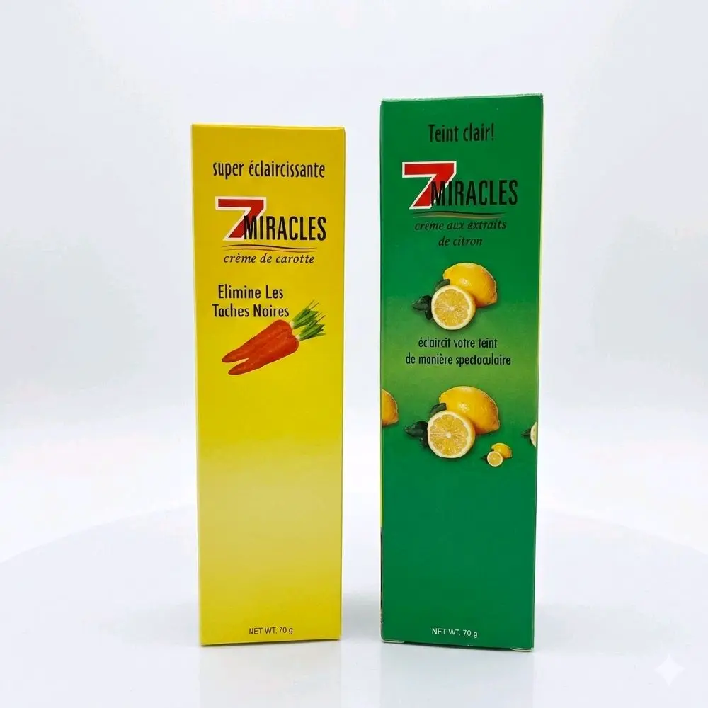 7 Miracles Carrot & Citron Face Cream - Natural Plant-Based Moisturizer for Daily Skin Hydration