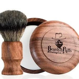 Beards & Riffs Shave Set - Bowl & Brush