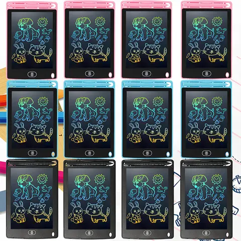 12 pieces 6.5 inch LCD Writing Tablet Drawing Board Educational Toys For Children Birthday, Thanksgiving, Halloween, Easter, Christmas gifts