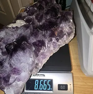 Beautiful Purple Amethyst with Calcite