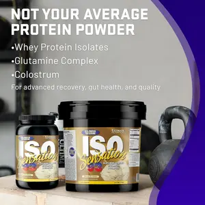 Ultimate Nutrition ISO Sensation 93 Whey Protein Isolate Powder with Glutamine Complex & Colostrum for Advanced Recovery