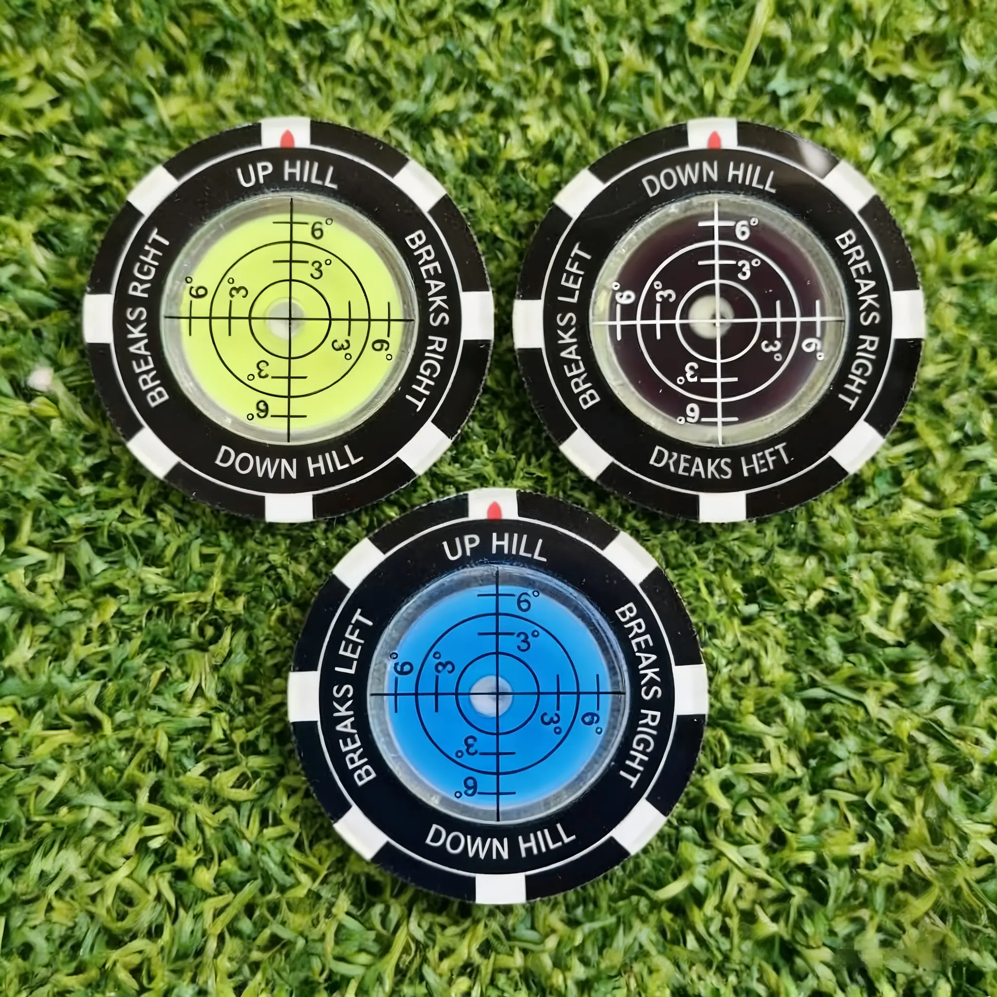 Putt Green Reader Poratble Golf Putting Tool For Golfer Golf Ball Marker High Precision Level Green Reading Aid Golf Accessories summerwins