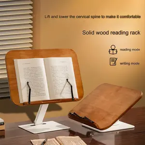 Reading bookshelf wooden reading bookshelf desktop stand solid wood oak student children reading shelf adjustable lifting Reading Bookshelf, Desktop Stand, Solid Wood Bookshelf, Student Bookshelf, Children's Bookshelf, Adjustable Bookshelf