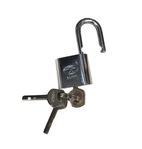 FixtureDisplays® 5PK Security Padlocks with 1 Master Key for Lockers, Gates, Sheds, Lockers, Bikes, Tool Box, Containers, Doors 18332-5PK