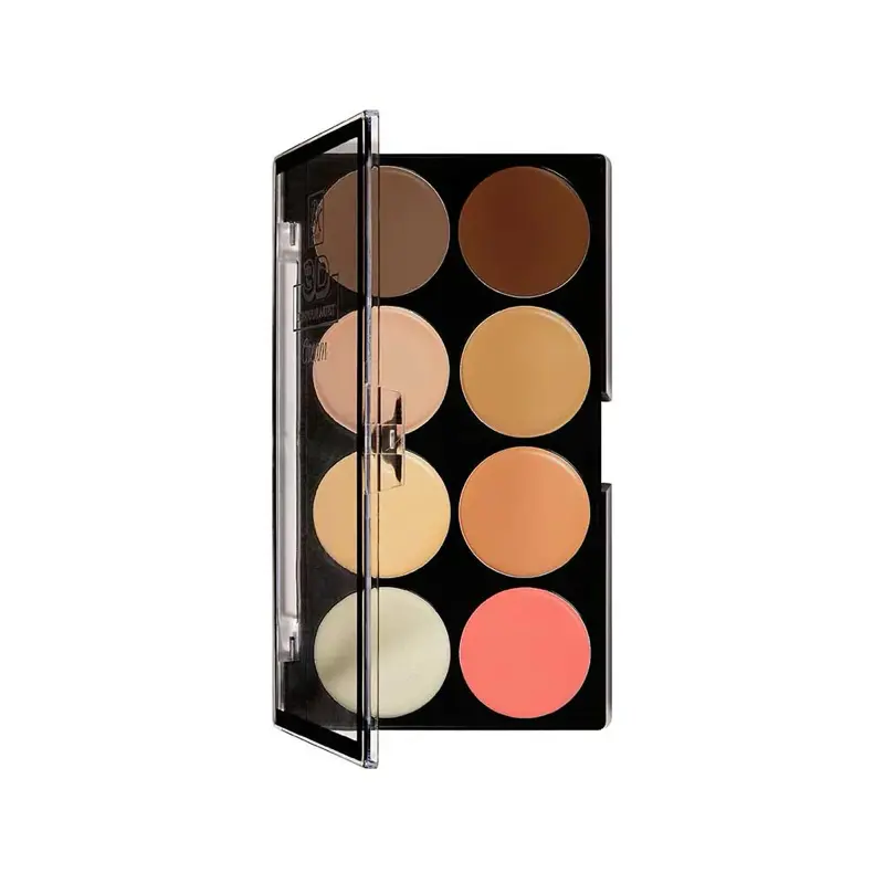 3D Contour Multi-Palette With Highlighter & Blush Makeup