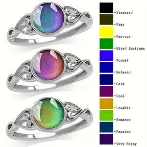 Unisex Thermochromic Mood Ring Temperature Color Changing Fashion Rings