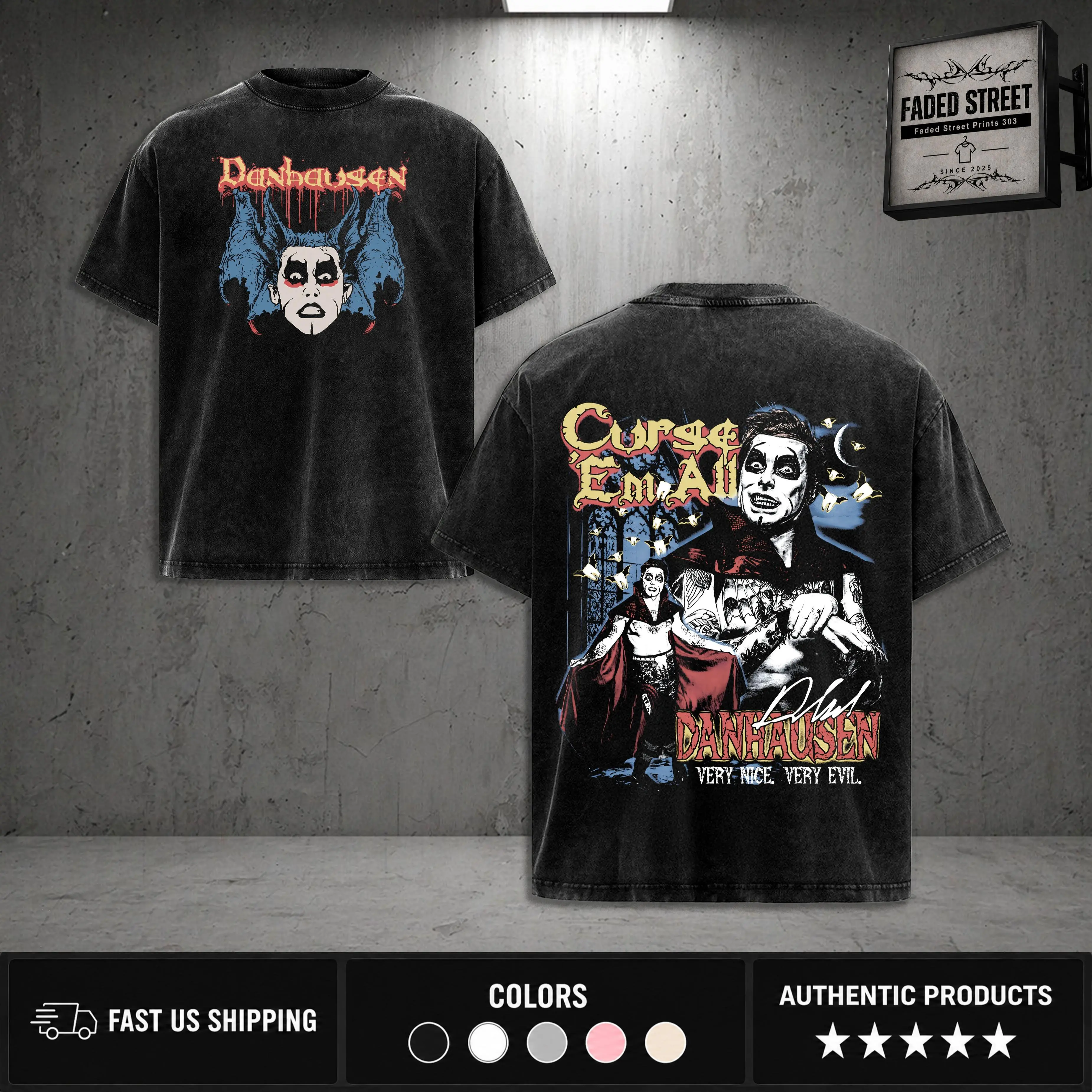 WWE DANHAUSEN T-Shirt Vintage Graphic Design | Iconic Wrestling Print | Classic Fan Apparel Cotton Fabric