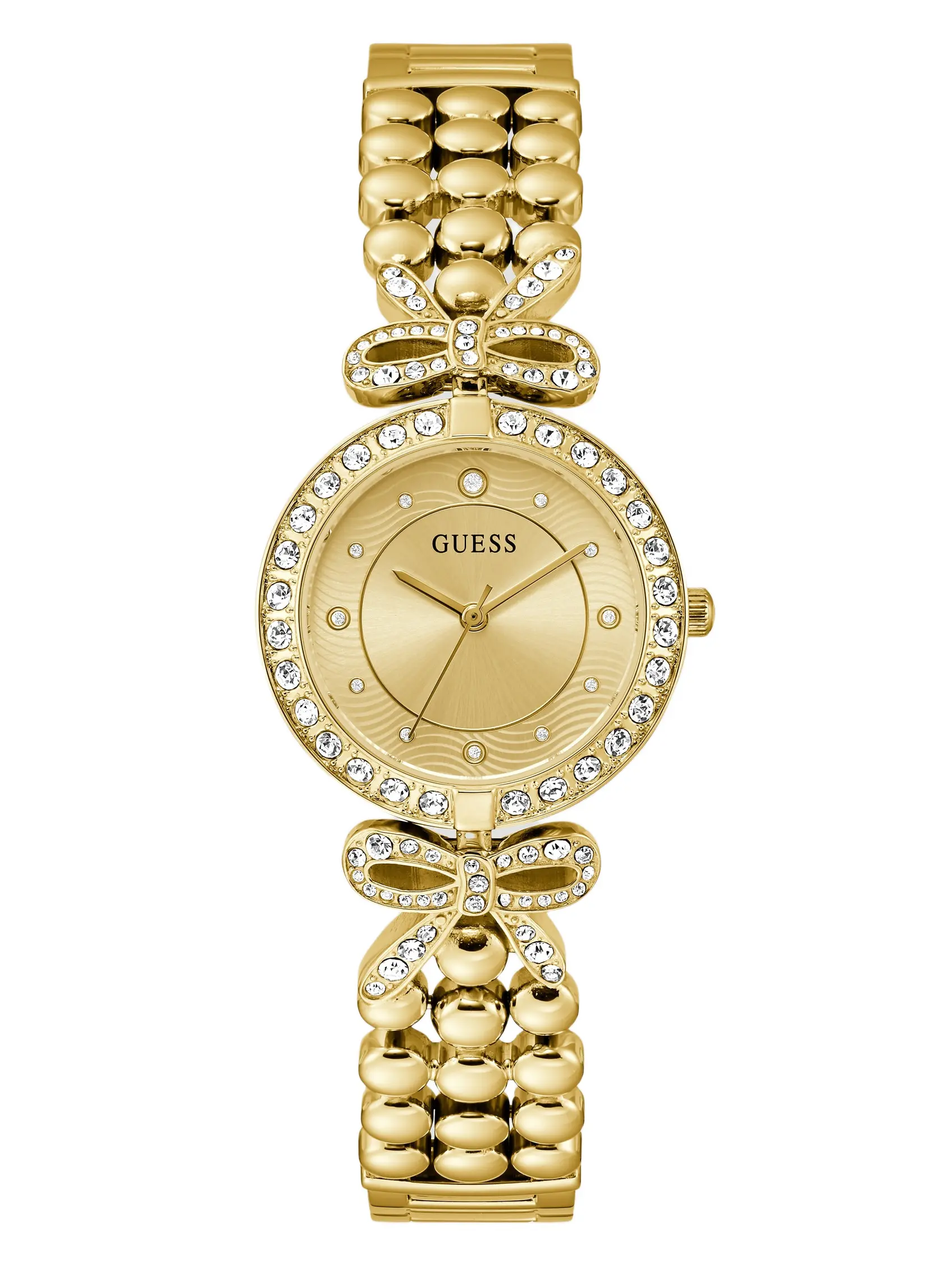 GUESS Female Gold-Tone Analog Watch