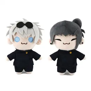 Kawaii Jujutsu Kaisen Plush Toy Cartoon Game Character Satoru Gojo Getou Suguru Plush Doll Jujutsu Kaisen Doll