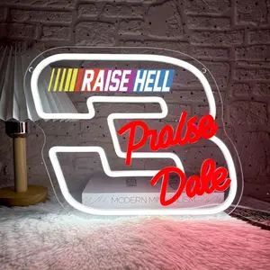 Neon sports car sign, suitable for wall decoration, dimmable garage neon sign, USB powered, suitable for bedrooms, game rooms, Men's studies, bars, birthday gifts.