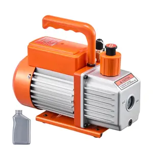 VEVOR Vacuum Pump 5 CFM HVAC Single Stage Rotary Vane Vacuum Pump Oil Included