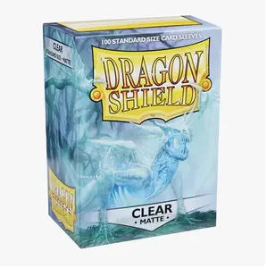 Dragon Shield Matte Sleeves - Clear (100-Pack) - English Version