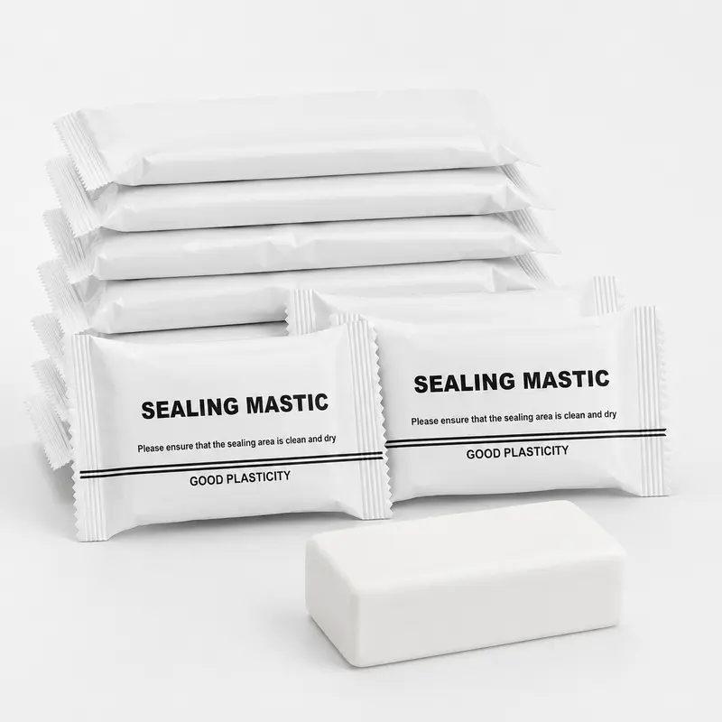 10-Pack Multi-Surface Waterproof Sealant Mastic Putty - Rapid Drying, Leak-Proof Design, Vibration-Safe Bond, Good Plasticity Wall Repair Paste, Concrete Sealer for Fixing Drain Pipe Joints, DIY Projects