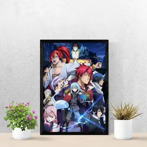 Rimuru Tempest Anime Poster, Slime Isekai Wall Art, That Time I Got Reincarnated as a Slime Print, Otaku Room Decor, Gift For Fans