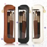 Portable Lightweight Makeup Brush Bag & Cosmetic Bag - Multi-Functional Zipper Pouch, Multi-Functional Zipper Pouch for Travel & Stationery Storage, Trendy Girls' Essential Organizer, Cosmetic Pouches