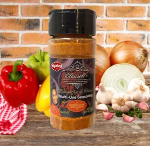 Clausell's Spicy Multi-Use Seasoning - Chef Sherrelle's Bold Flavor Blend for Grilling, Sautéing, BBQing & Snacks - 4.25 oz Sealed Bottle Spice