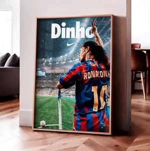 Ronaldinho 'Dinho' Poster, Gift For Fans ( Unframed - Print Only )