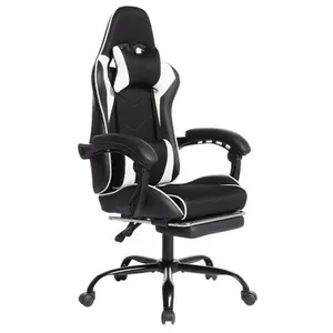 【Bellemave】DEEPfurniture E-sports Gaming Chair Sports Car Driving Seat PU Material Moulded Sponge Comfortable and Safe With Massage Black 【Bellemave】DEEPfurniture E-sports Gaming Chair Sports Car Driving Seat PU Material Moulded Sponge Comfortable and Safe With Massage Black