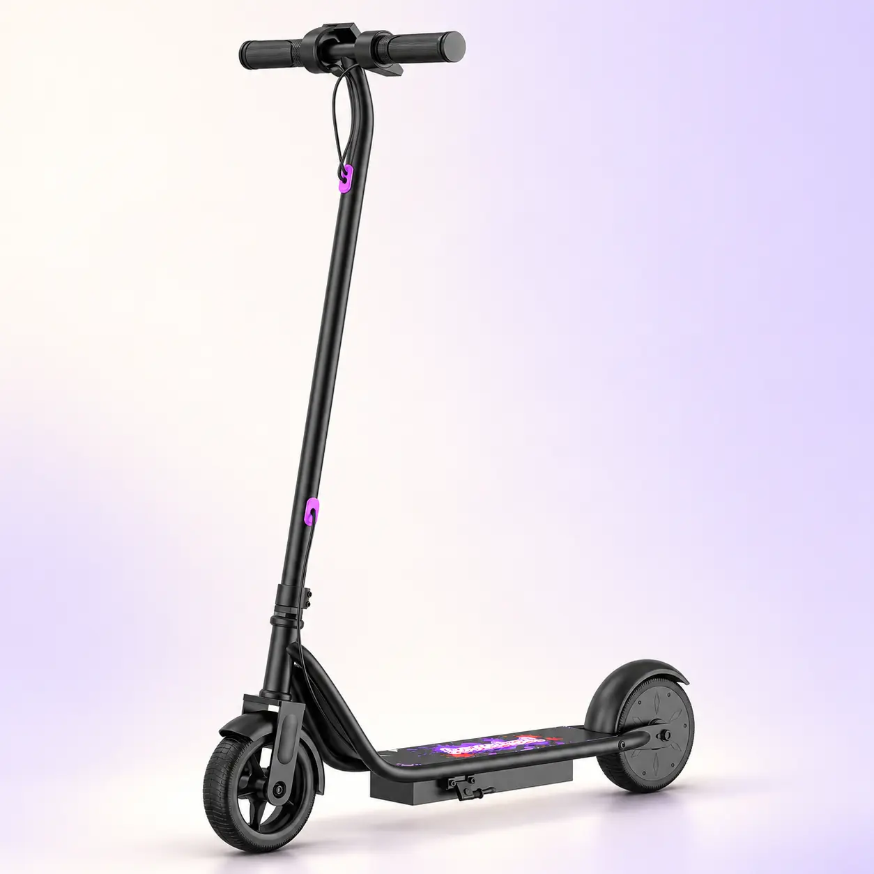 Kids Electric Scooter for Ages 8+, 250W Motor E-Scooter, Up to 10 mi Range, 3 Speed Modes & 6.5 Inch Solid Tires