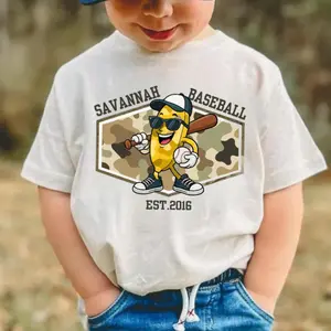 Youth and Adult Retro Baseball Camo T-shirt, Unisex Baseball Shirt, Banana Fan Gift, Let's Go Bananas Shirt, Game Day Baseball Shirt, Baseball Game Day tee, back to school outfit, youth Casual Wear, Gift For Son And Daughter, Toddler graphic tees