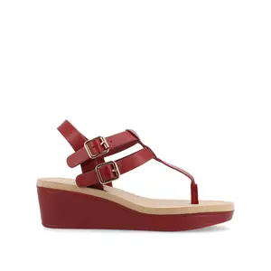 BIANCA SANDALS IN STATEMENT COLORS - Red