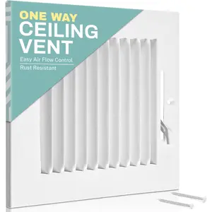 1-Way Ceiling & Wall Air Vent Register