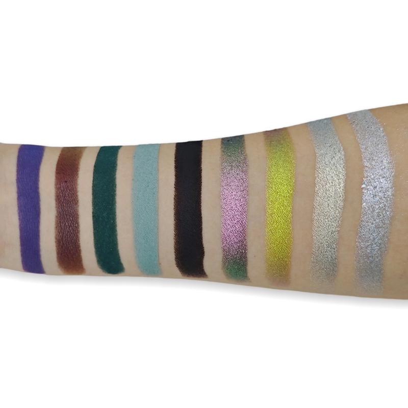 Savage Growth Pressed Pigment Palette - Due Chrome Eyeshadow Matte Blend Metallic Powder Makeup