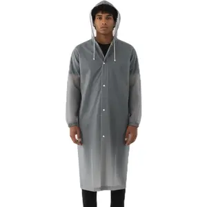 Thickened Adult Rain Jacket, 1 Count Windproof & Waterproof EVA Full Body Raincoat, Portable Raincoat for Outdoor Cycling, Rainproof Full Body Cover