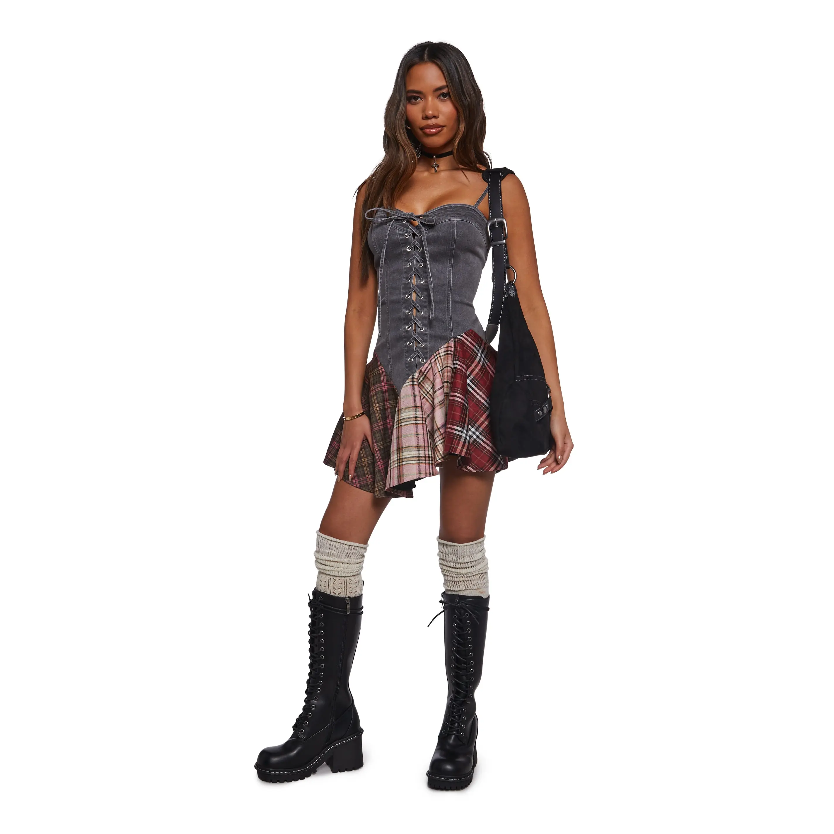 Grunge Thoughts Mini Dress - TikTok Shop