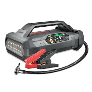 Ja300 Jump Starter With Air Compressor  1500amp 12v Portable Car Booster Pack For Upto 7.0l Gas Or 4.5l Diesel 150 Psi Tire Inflator Digital Screen 24 Months Ultra-long Standby