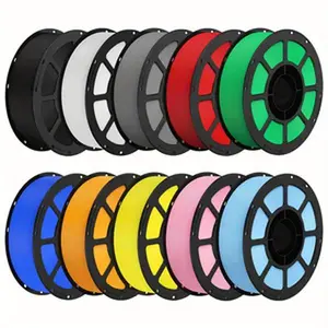 10 pieces of various-color COCOFAST PETG filament, highly durable and low-stretch, supports printing speeds of 50–600 mm/s, with good layer adhesion—ideal for rapid 3D printing projects