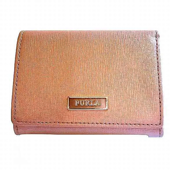 Pre-owned FURLA Plastic Small Leather Goods PVC Bifold Wallet