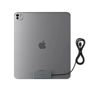 KUXIU Magnetic Smart Connector Charger for iPad Pro M4 11''/13'' 2024,Portable Fast Charging For iPad Pro 12.9'' 3rd/4th/5th/6th Gen,iPad Air 11''/13'' M2/M3,10.9''