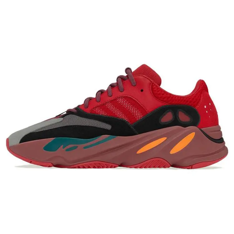 Adidas Yeezy Boost 700 'Hi-Res Red' Running Shoes, featuring Boost Foam, Hype Look for Sports & Outdoor Activities, Streetwear Outfits