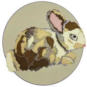 Wipeable Placemat Bunny
