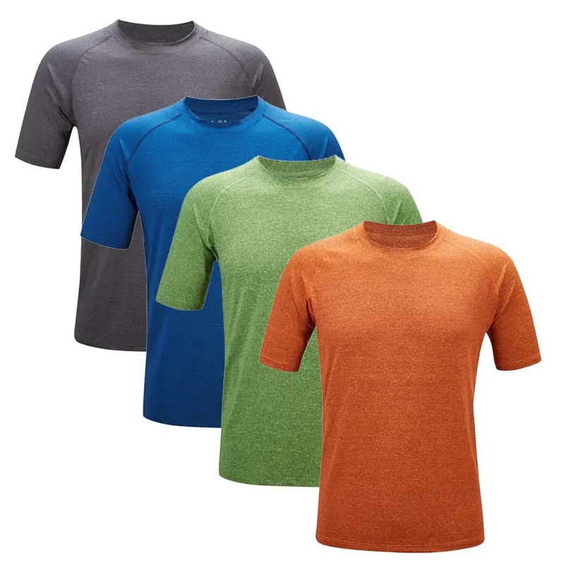 Dark gray + navy blue + orange + green