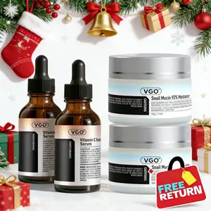 VGO Vitamin C Face Serum, Hydrating Serum with Vitamin C, Hyaluronic Acid, Vitamin E & More, Serum for Dullness, Balanced Complexion Radiant Skin Repair Moisture Moisturizing Hydrate Anti Aging Moisturizer